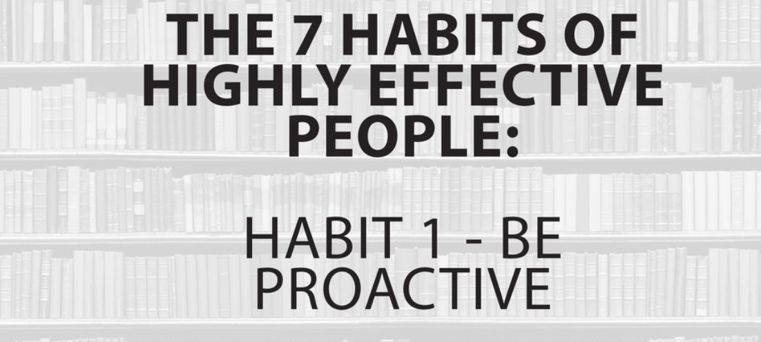 Habit 1: Self-Awareness (Be Proactive) – Leadership & Development Hub