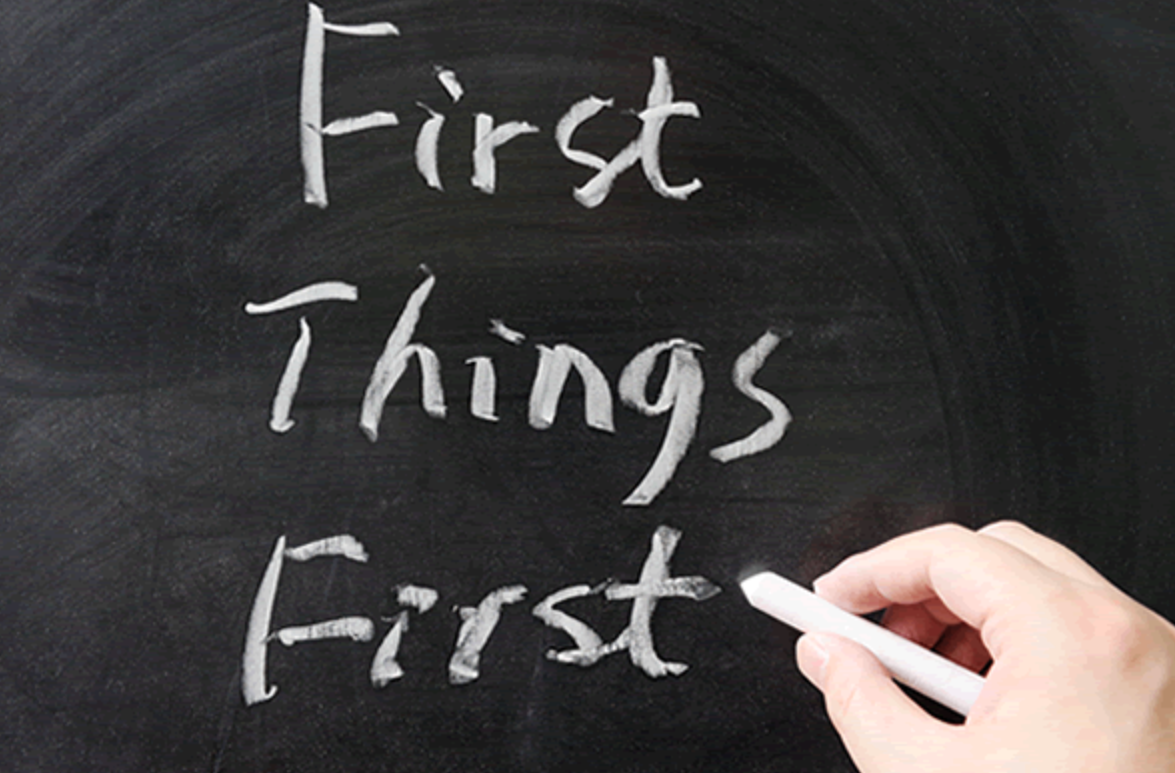 Habit 3: Put First Things First