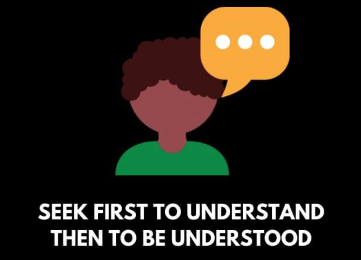 Habit 5: Seek First To Understand